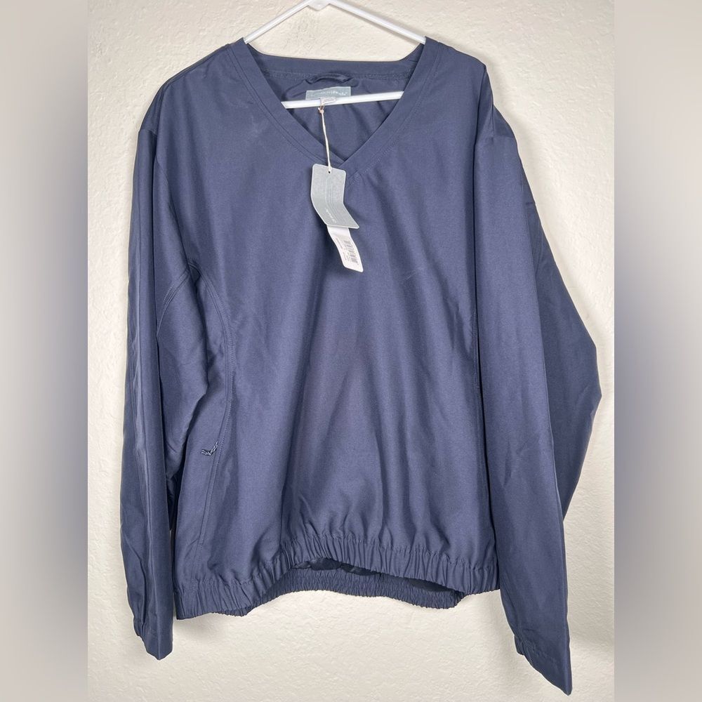 Cutter & Buck CB WindTec WeatherTec Pullover NWT navy blue large